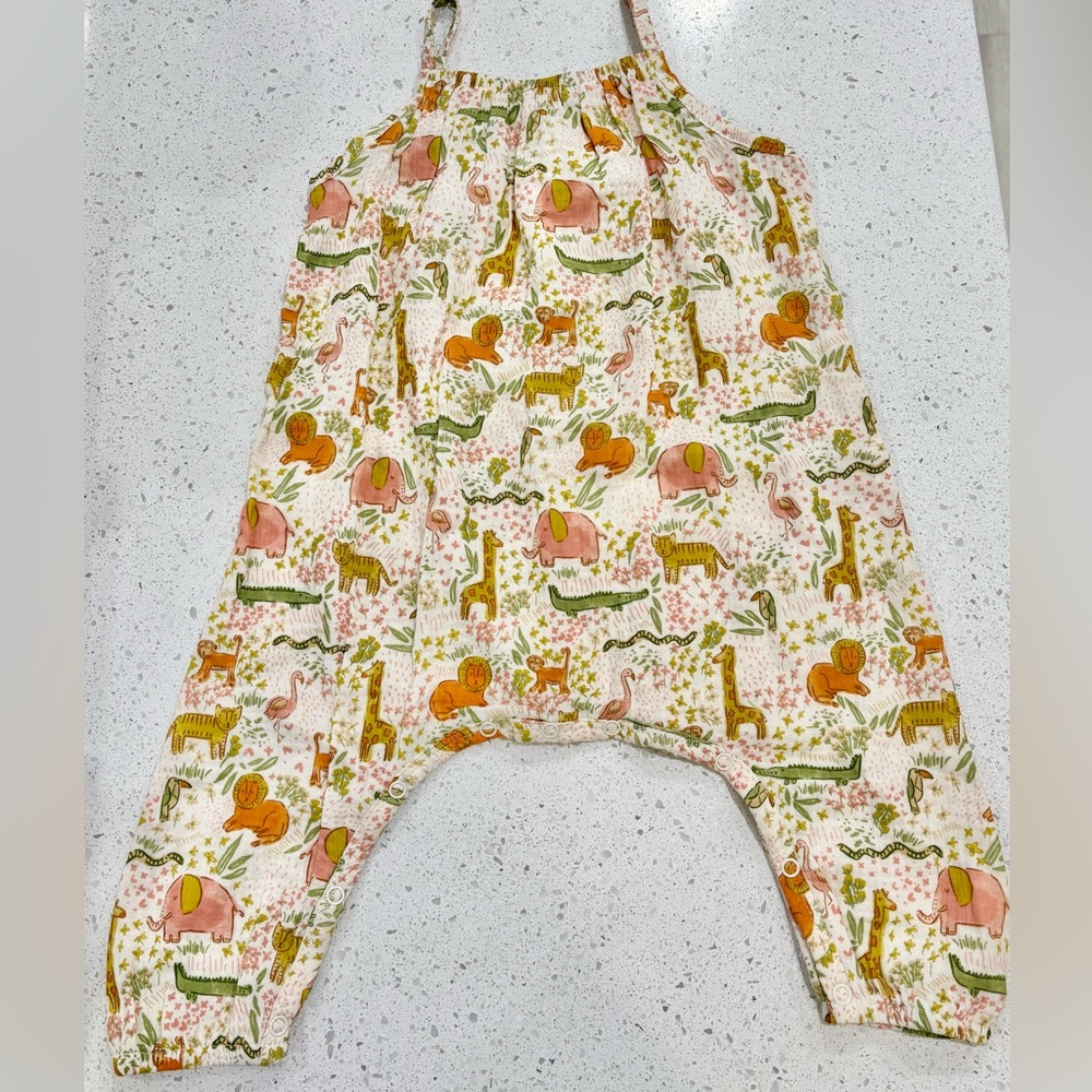 NWT Mud Pie Baby Girl Jungle Longall